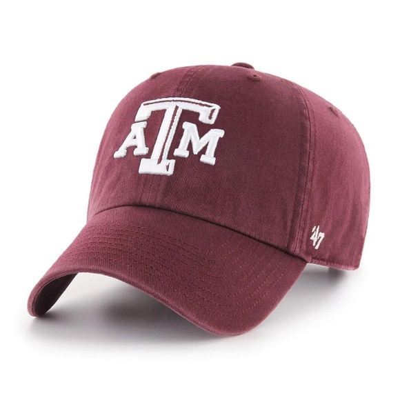 ‘47 Brand Accessories - TEXAS A&M AGGIES '47 CLEAN UP BASEBALL HAT